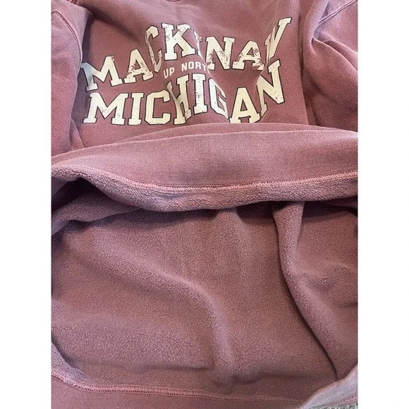 Vintage Champion Mackinaw Michigan Crewneck Sweatshirt Men's Size LG USA - Picture 7 of 7